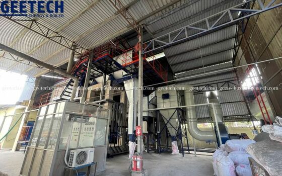 Lò hơi tầng sôi 7 tấn/giờ đốt trấu tại Đồng Tháp